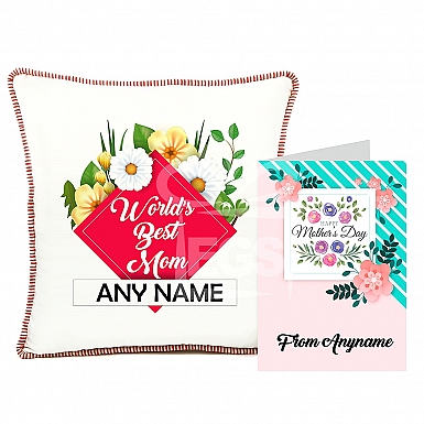 Mother's Day Card and Cushion Combo